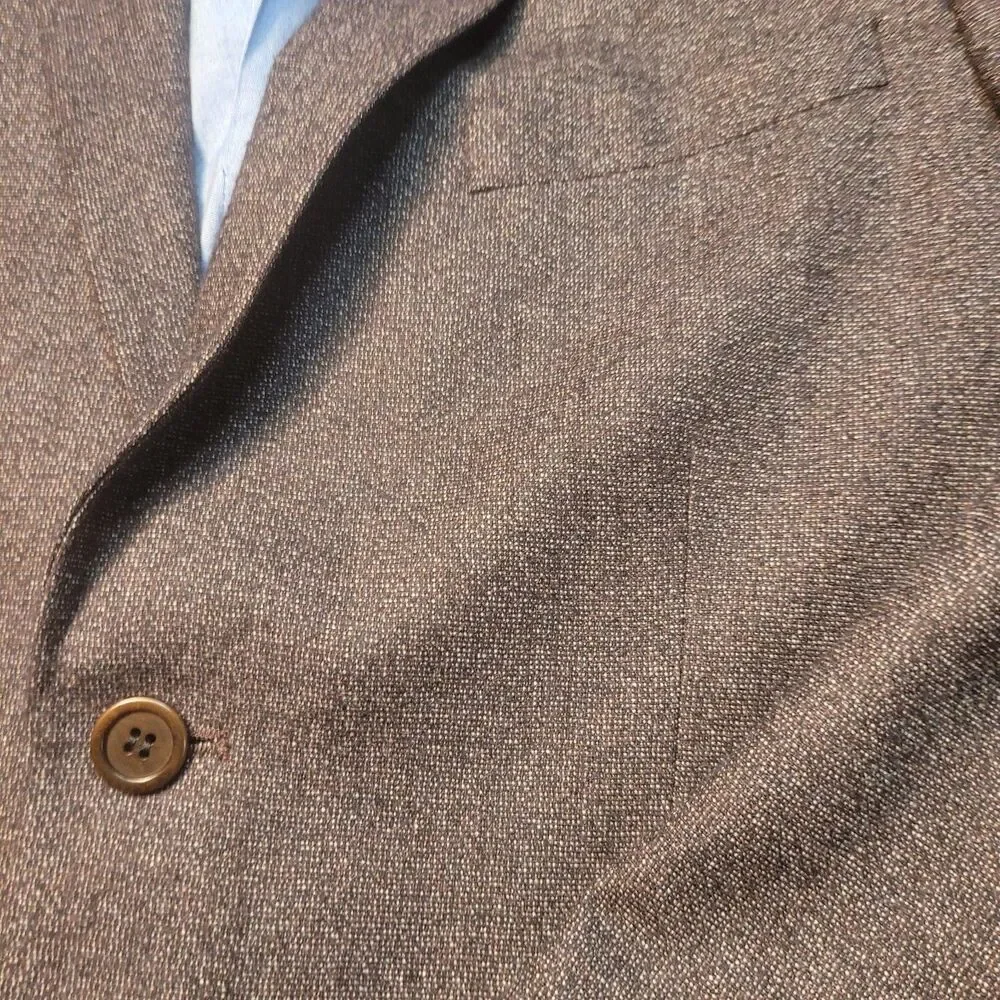 H&M Brown Textured Sport Coat Blazer